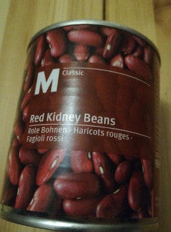 can parrots eat canned kidney beans